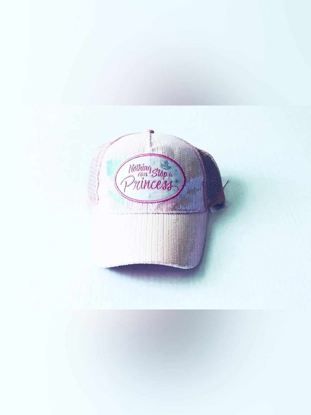 Disney Sequin Nothing Can Stop A Princess Girl’s Baseball Hat
